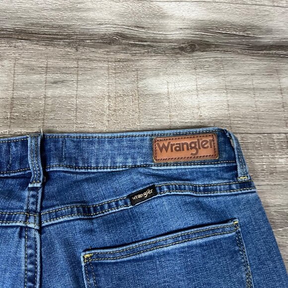 Wrangler High Rise True Straight Leg Denim Jeans Blue Women’s Size 30 - Picture 7 of 10